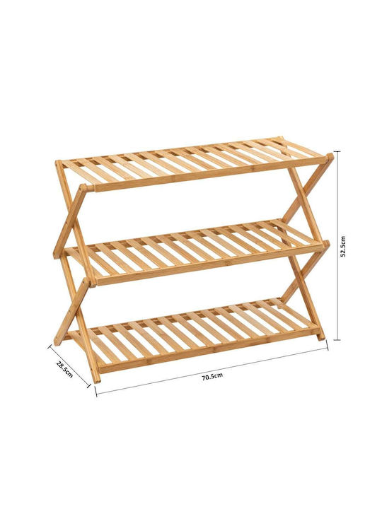 Suport pentru pantofi din Bambus F-v Βambou L70.5xW28.5xH52.5cm