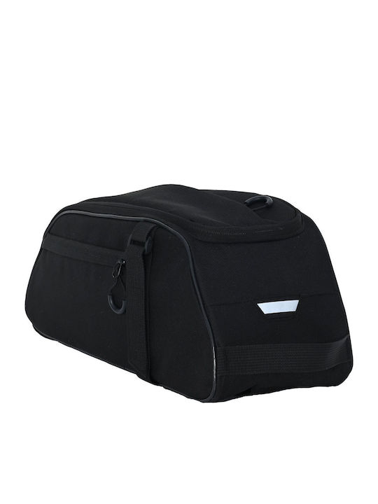 vidaXL 42008082 Geantă pentru portbagaj bicicletă Negru
