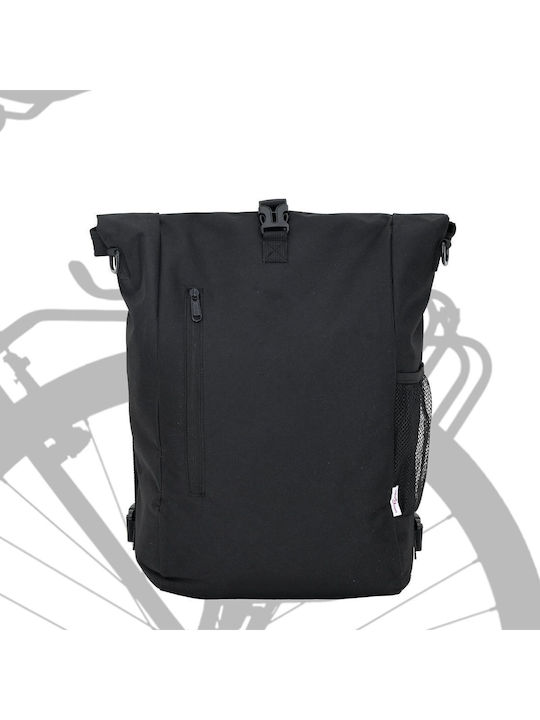 vidaXL 42008090 Coș bicicletă Negru