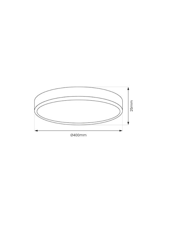 Eko Light Πλαφονιέρα 40εκ. LED Eko Light Πλαφονιέρα 40εκ. LED