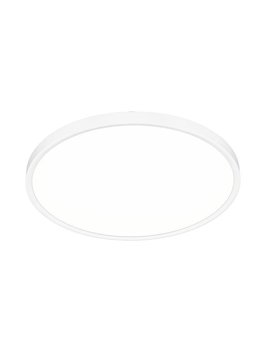Eko Light Πλαφονιέρα Οροφής 40εκ. Λευκή με Ενσωματωμένο LED