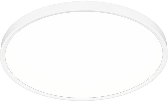 Eko Light Πλαφονιέρα Οροφής 40εκ. Λευκή με Ενσωματωμένο LED