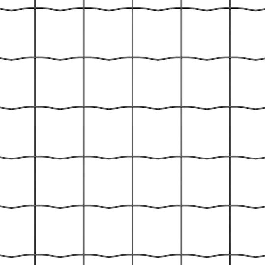 vidaXL Draht für Gartenzaun aus Stahl 120cm 1Stück Gray