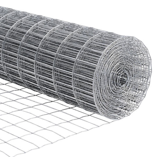 vidaXL Garden Fence Wire Steel 80 cm Grey