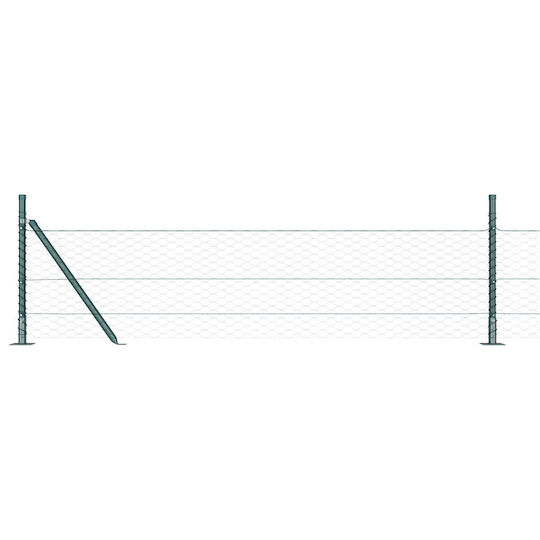 vidaXL Garden Fencing Material 13pcs Green