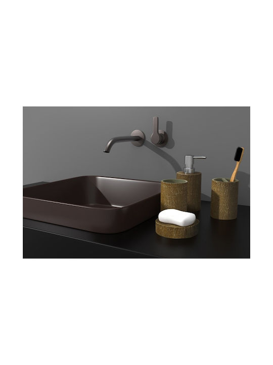 Inter Ceramic Дозатор Пластмаса Кафяв
