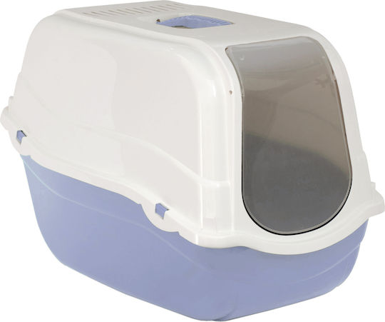Pet Camelot Romeo Cat Toilet Closed with Filter Light Blue L57 x W39 x H41cm 6049-ΓΑΛΑΖΙΟ