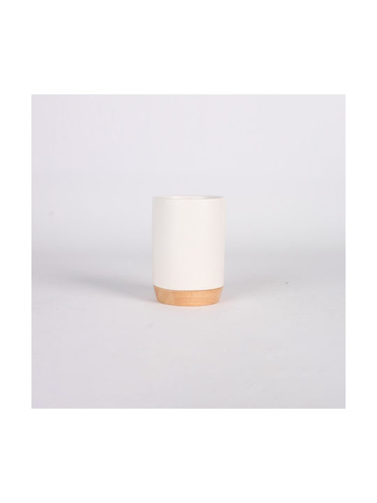 Inter Ceramic Настолна Чаша От Смола Бяла