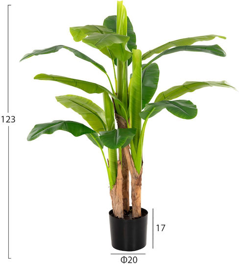 Decorative Synthetic Banana Tree Plant Pot 123cm Decorative Synthetic Banana Tree Plant Pot 123cm