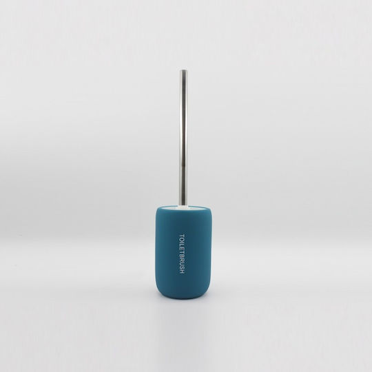 Inter Ceramic Plastic Toilet Brush Blue