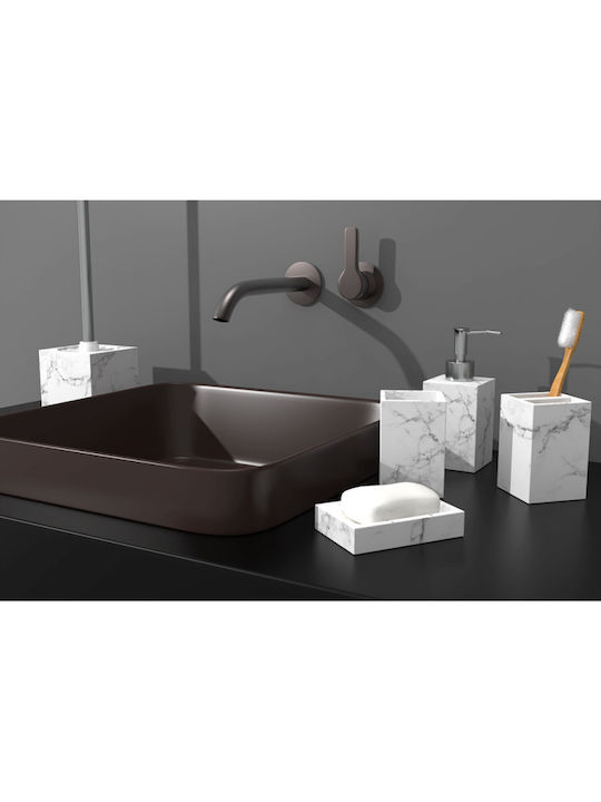 Inter Ceramic Пластмаса Банята на Пингал Бял