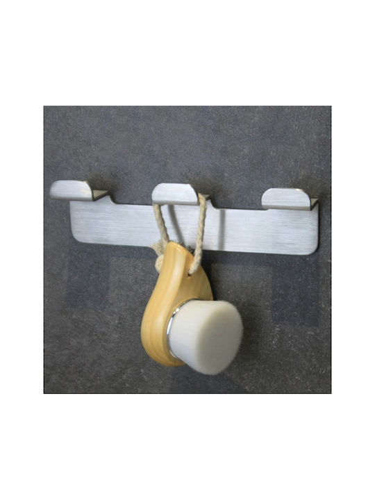 Inter Ceramic Кука Баня Единично с винтове Сребрист