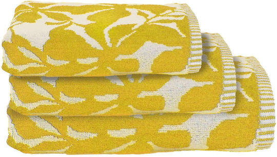 Das Home Bath Towel Set 3 pcs 0794 Yellow Weight 550gsm