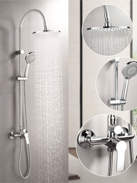 Inter Ceramic Duschsäule ohne Armatur Gray