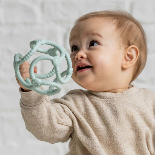 Nattou Μασητική Κουδουνίστρα Οδοντοφυΐας από Σιλικόνη για 0 m+