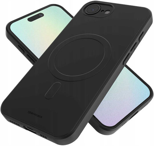 Spacecase Back Cover Silicone Black (iPhone 16e)