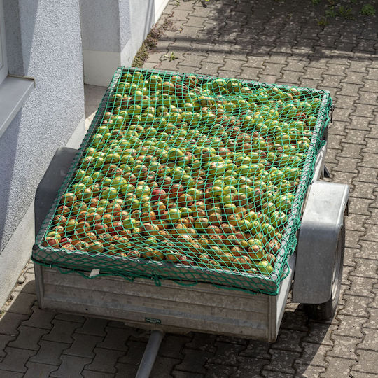 Plasă de protecție pentru remorcă verde Relaxdays 2 x 3 m