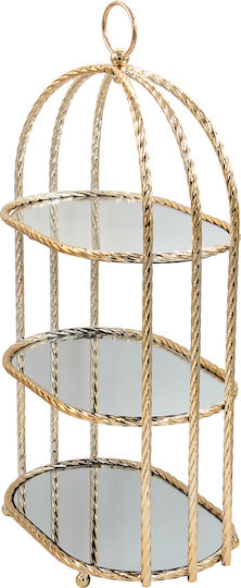 Keskor Μεταλλική Ορντεβιέρα Χρυσή Π20xΜ58cm