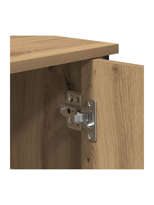 Sideboard made of Wood & Metal Oak 70x30x80cm