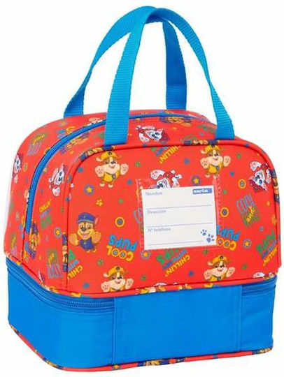 Safta School Insulated Lunch Bag Handbag 4.5L Blue Paw Patrol 20x15x20cm