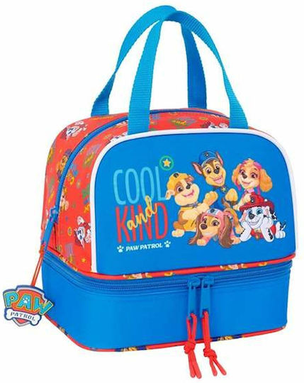 Safta School Insulated Lunch Bag Handbag 4.5L Blue Paw Patrol 20x15x20cm