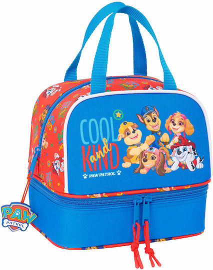 Safta School Insulated Lunch Bag Handbag 4.5L Blue Paw Patrol 20x15x20cm