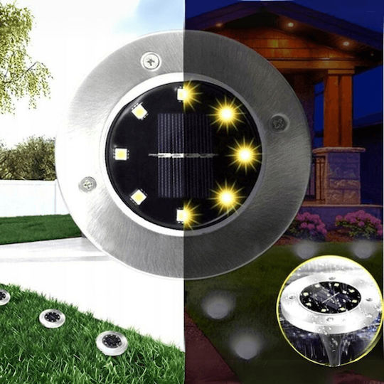 Masterled Set 4 Lămpi Solare 0.8W 35lm cu Senzor de Mișcare și Fotocelulă IP54 11.5cmx13.5cmcm