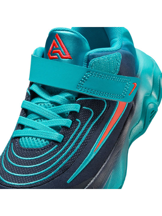 Giannis Immortality Ps Kids Sports Shoes Basketball with Hoop & Loop Closure Green