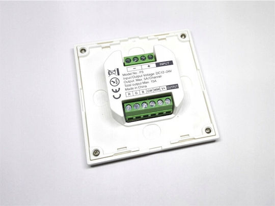 Miboxer Επιτοίχιος Διακόπτης Dimmer με Πλαίσιο Ταινία LED Αφής σε Λευκό Χρώμα