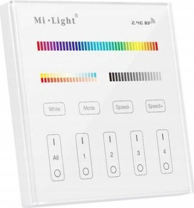 Miboxer Επιτοίχιος Διακόπτης Dimmer με Πλαίσιο LED Αφής