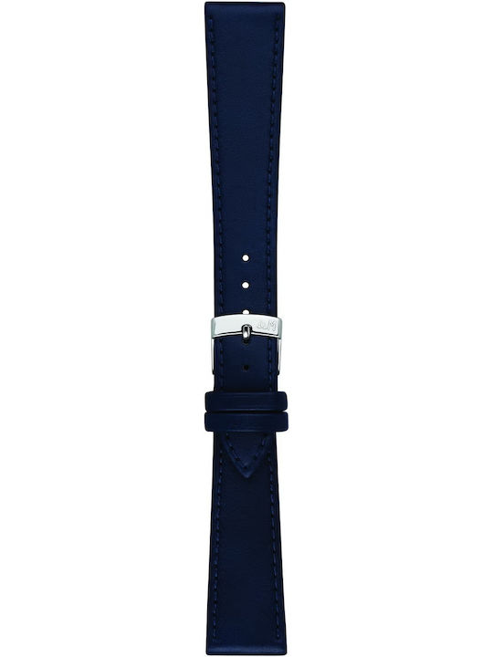 Morellato Point Leather Strap Blue