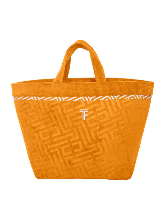 Feel & Touch Icon Fabric Yellow Beach Bag