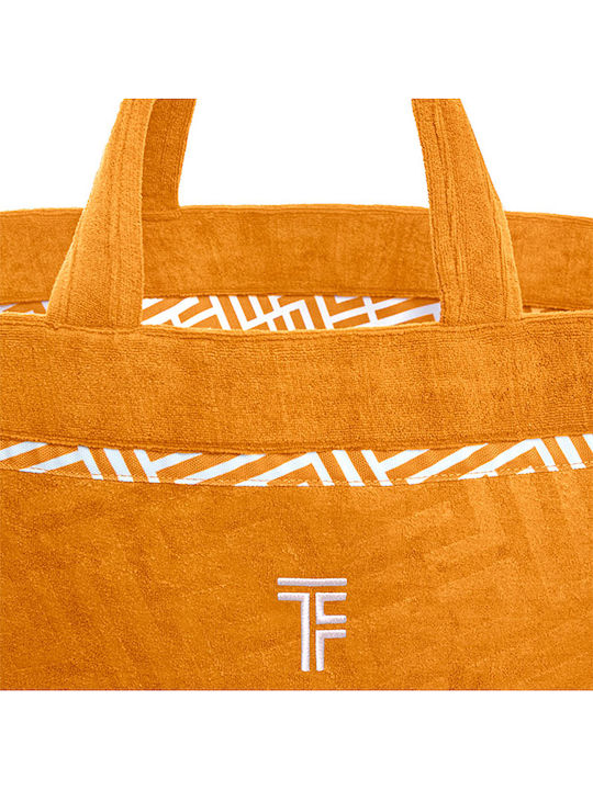 Feel & Touch Icon Fabric Yellow Beach Bag