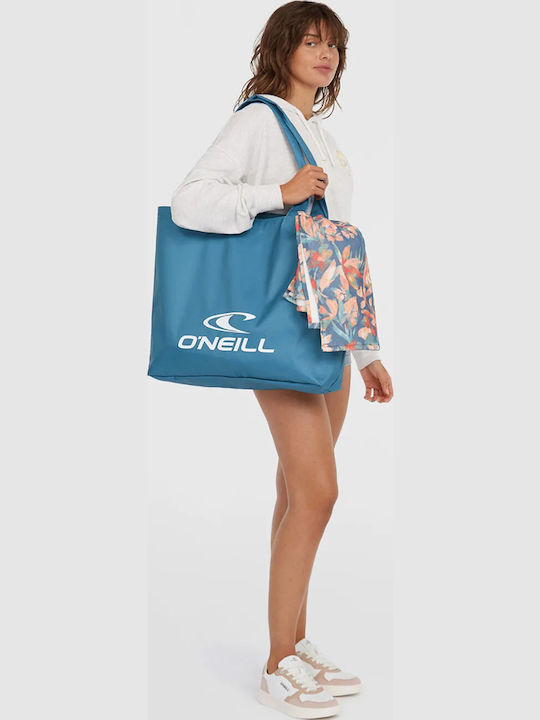 O'Neill Coastal Tote Fabric Beach Bag Blue