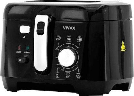 Vivax DF-1800B Friteuză cu aer 2.5lt Negru