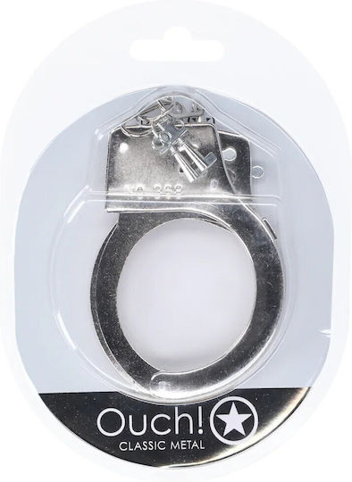 Shots Metal Handcuffs in Silver Color