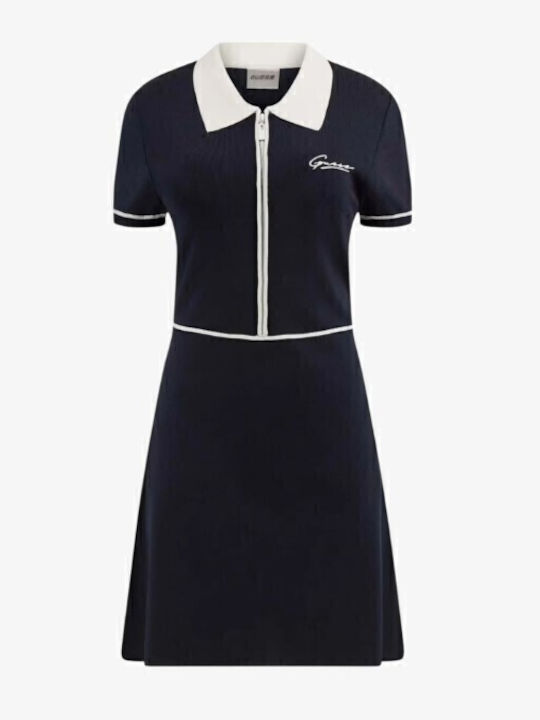 Mini Athletic Dress Short Sleeve Daring Ocean