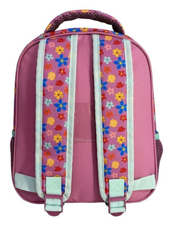 Diakakis School Backpack Kindergarten with Water Bottle Holder Pink 8 Litres 27 x 10 x 31 cm