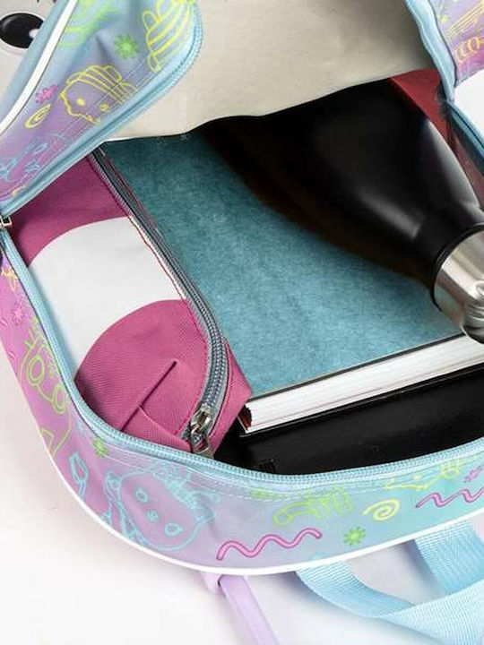 Gabby's Dollhouse School Bag Trolley Elementary, Elementary Pink