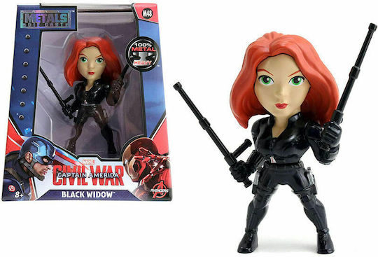 Jada Toys Marvel Black Widow Metal Figure 10cm
