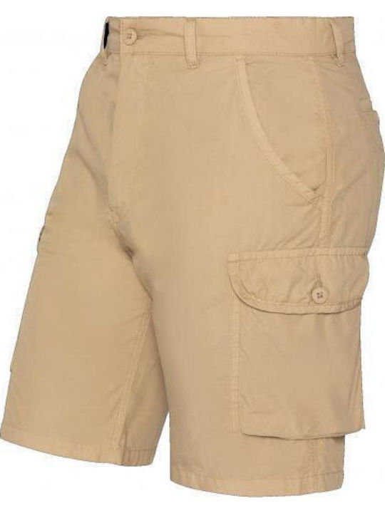 Ανδρική Βερμούδα Cargo Army Beige