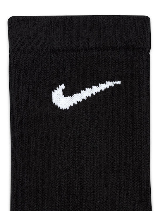 Nike EVERYDAY PLUS CUSHIONED Αθλητικές Κάλτσες Μαύρες 3 Ζεύγη