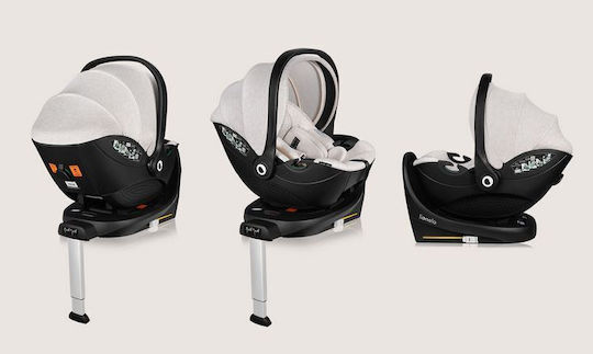 Lionelo Moxie Baby Car Seat i-Size with Isofix Beige Sand