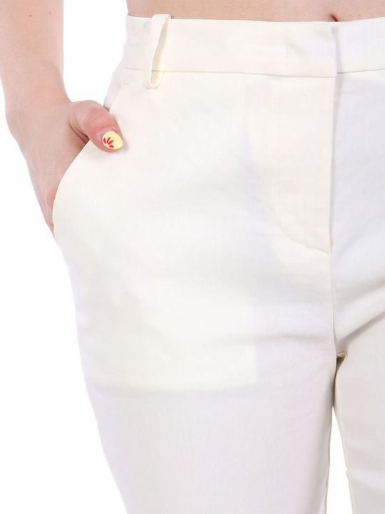 Bello Women's Chino Trousers White