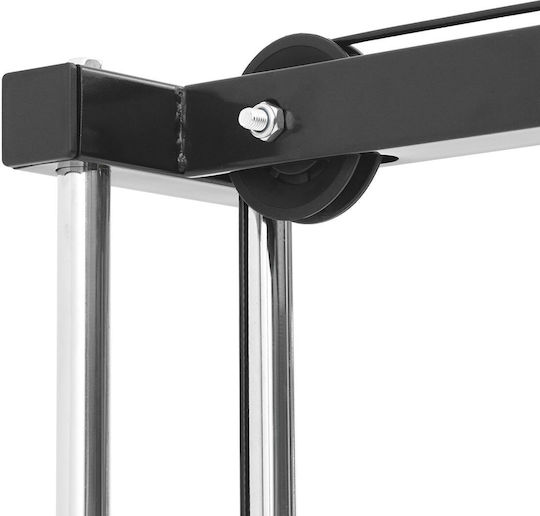 vidaXL Rücken-Seilzug mit Gewichten 80kg