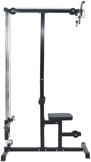 vidaXL Rücken-Seilzug mit Gewichten 80kg