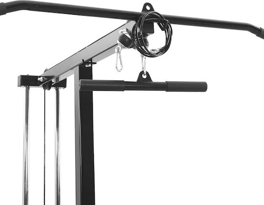 vidaXL Rücken-Seilzug mit Gewichten 80kg