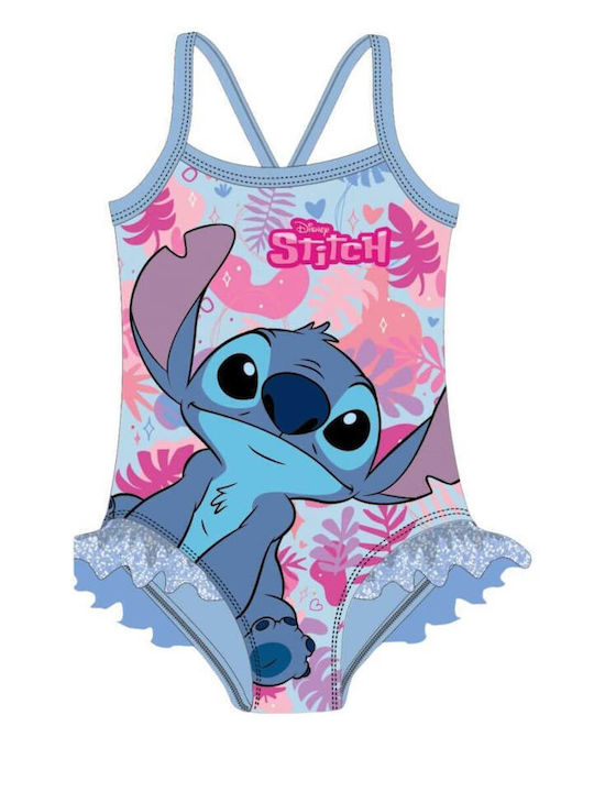 Stamion Stitch Παιδικό Μαγιό Ολόσωμο Γαλάζιο