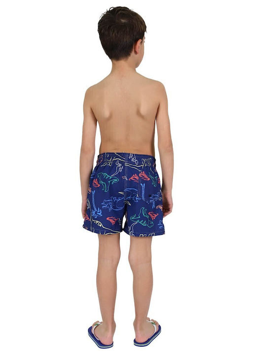 Waves Kids Swimwear Swim Shorts Dark Blue, Blue