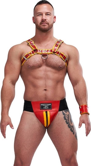 Mister B Ανδρικό Εσώρουχο Jockstrap Κόκκινο